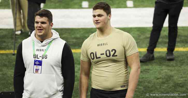 Oddsmakers believe the 49ers will draft an offensive lineman with their first-round pick