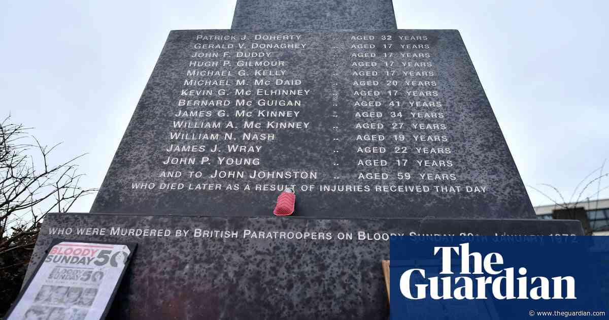 Bloody Sunday: families decry move not to prosecute 15 ex-soldiers for perjury