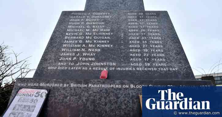 Bloody Sunday families decry decision not to prosecute 15 veterans for perjury