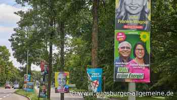Plakatflut im Wahlkampf: In Augsburg gelten künftig neue Regeln