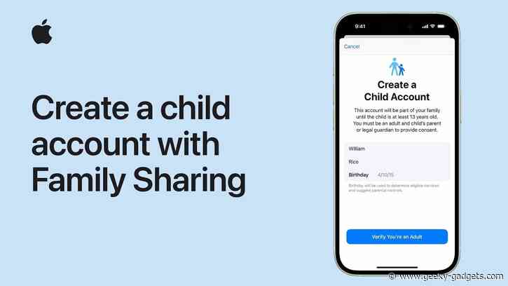 How to Set Up an iPhone Child Account for Family Sharing