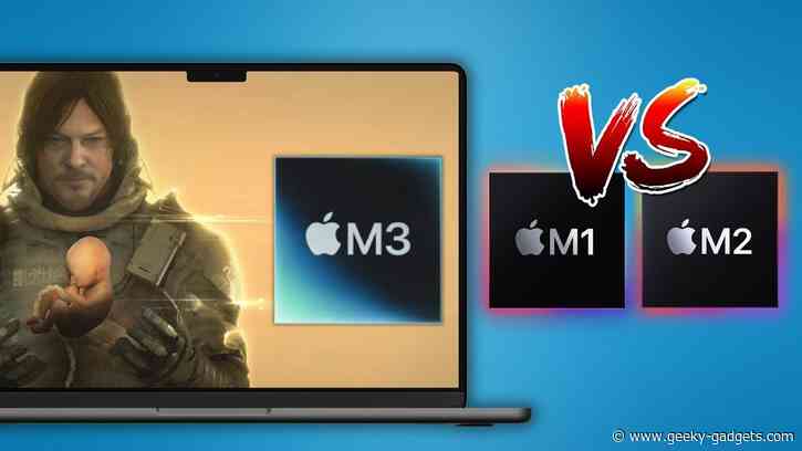 MacBook Air M3 vs M2 vs M1 gaming performance comparison