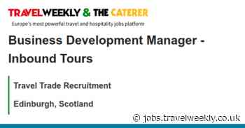 Travel Trade Recruitment: Business Development Manager - Inbound Tours