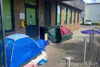 Concern for rough sleepers living in tents in Kingswood town centre