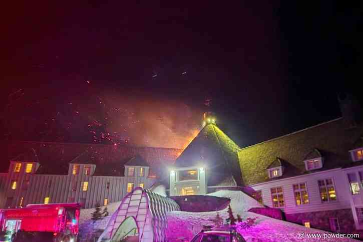 Fire Reported At Historic Timberline Lodge, Oregon