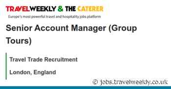 Travel Trade Recruitment: Senior Account Manager (Group Tours)