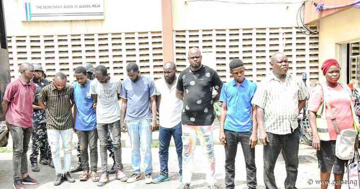 Lagos arrests 10 fake officials for carrying out unauthorised enforcement