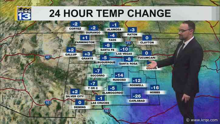 More moisture's on the way with some cooler temperatures