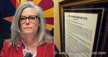 Arizona Dem Gov Vetoes Bills for Posting Ten Commandments in Classroom, Recognizing Truth of 'Male' and 'Female'