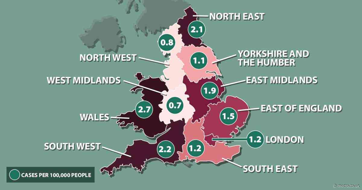 Map shows ‘100-day cough’ hotspots as UK cases surge 40% in a week