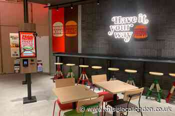 Look inside new Burger King Canary Wharf restaurant