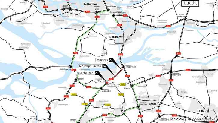 Let op: extra reistijd door wegwerkzaamheden aan de A17