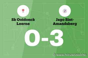 SK Ooidonck Leerne nog steeds zonder overwinning na verlies tegen Jago St.-Amandsberg B
