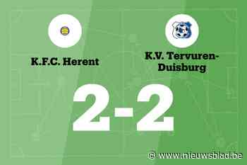 KV Tervuren-Duisburg speelt gelijk in uitwedstrijd tegen KFC Herent B