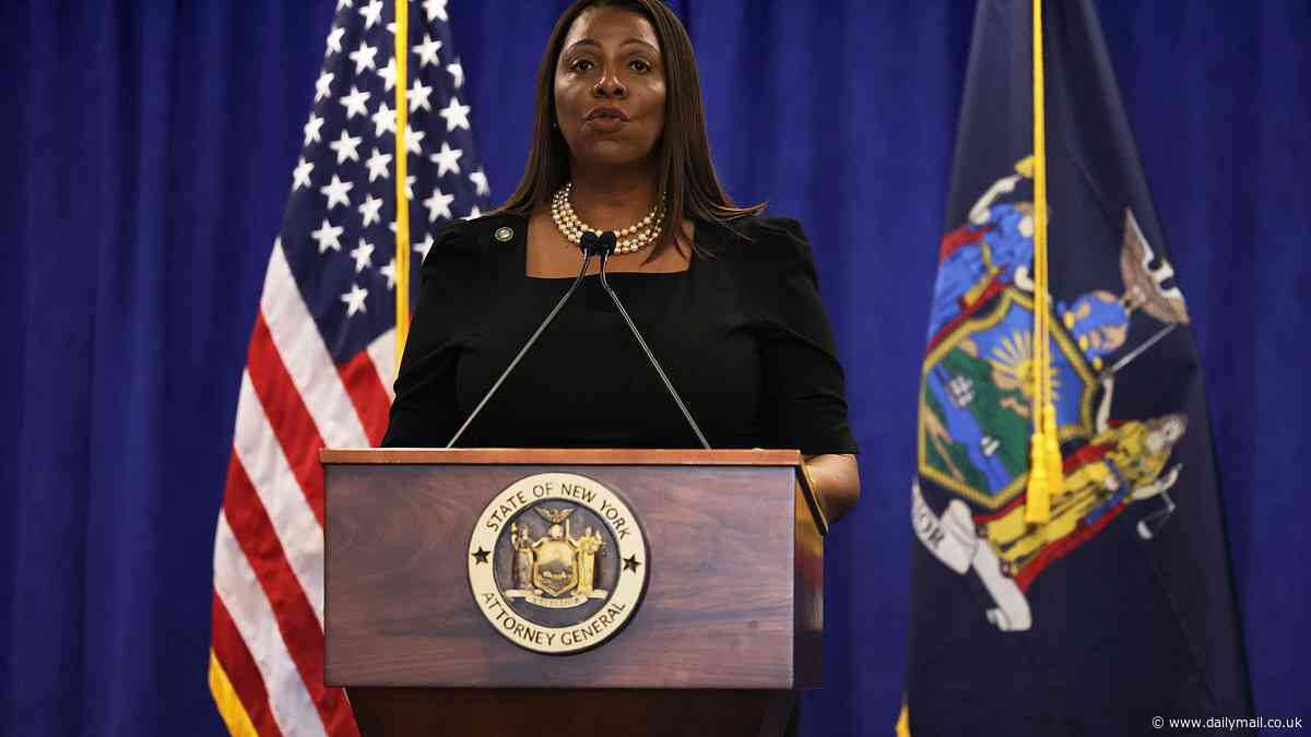 Trump's $175 million bond should be REJECTED in fraud trial because the insurance company hasn't 'backed' it properly, New York Attorney General Letitia James tells judge