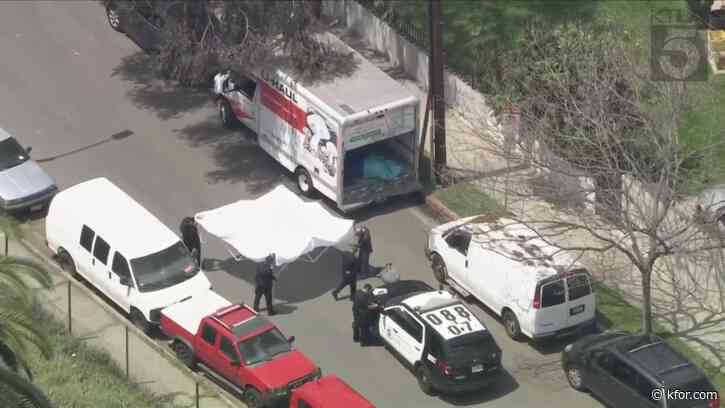 Body found inside stolen U-Haul truck in Los Angeles