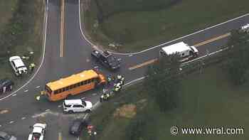 Johnston County school bus involved in crash on NC 96