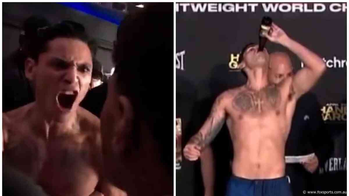 World title OFF as rogue star chugs beer, misses weight … but fight saved after $2.3m bet