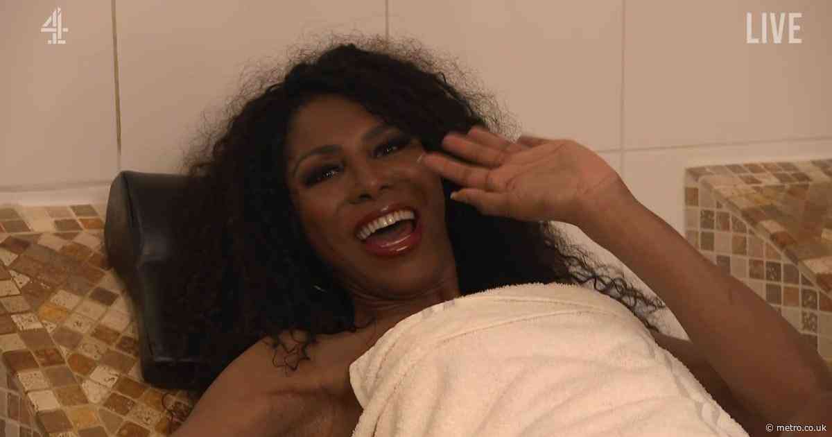 Sinitta surrounded by nude spa-goers in ‘bonkers’ live TV moment as viewers left gobsmacked