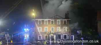 Burn Bullock derelict pub in Mitcham destroyed by fire