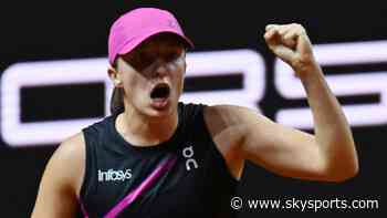 Tennis scores: Swiatek in semi-final action on Saturday, live on Sky