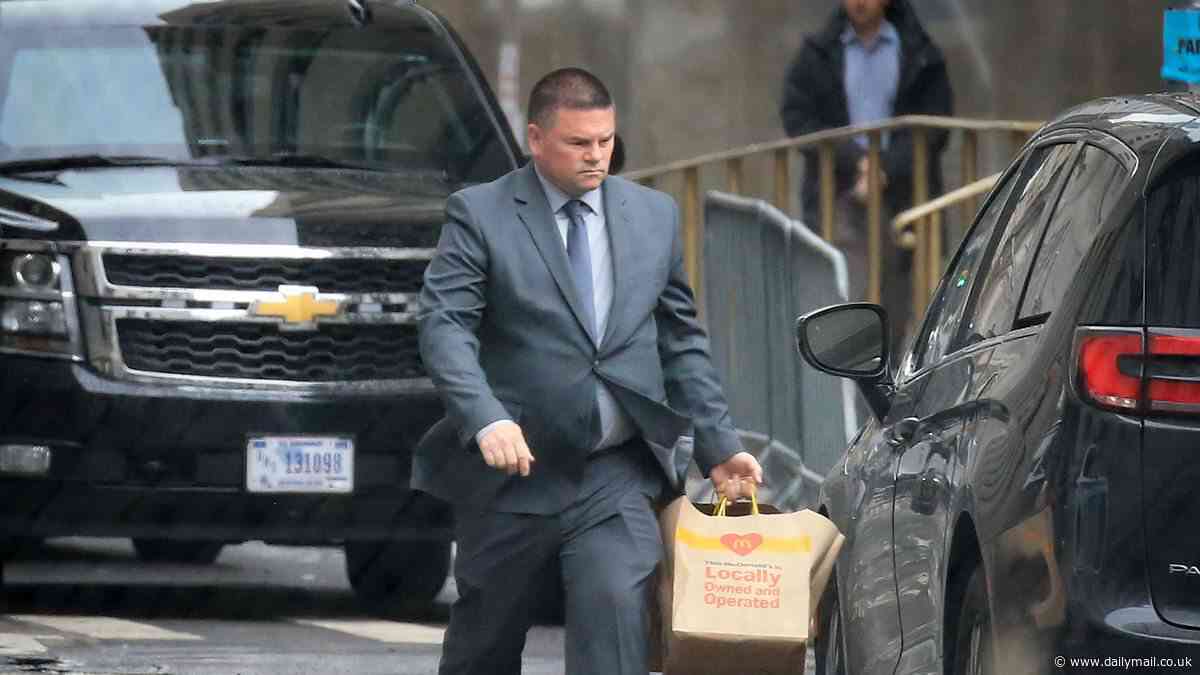Donald Trump trial team splashed out eye-watering $700 at Manhattan McDonalds during break in jury selection - but left NO tip for workers!
