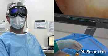 Apple Vision Pro used to assist doctor during shoulder arthroscopy surgery in Brazil