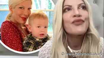 Tori Spelling admits she once put on her son's diaper and PEED in it while stuck in traffic - after revealing that she can't even poop unless her kids are in the bathroom with her
