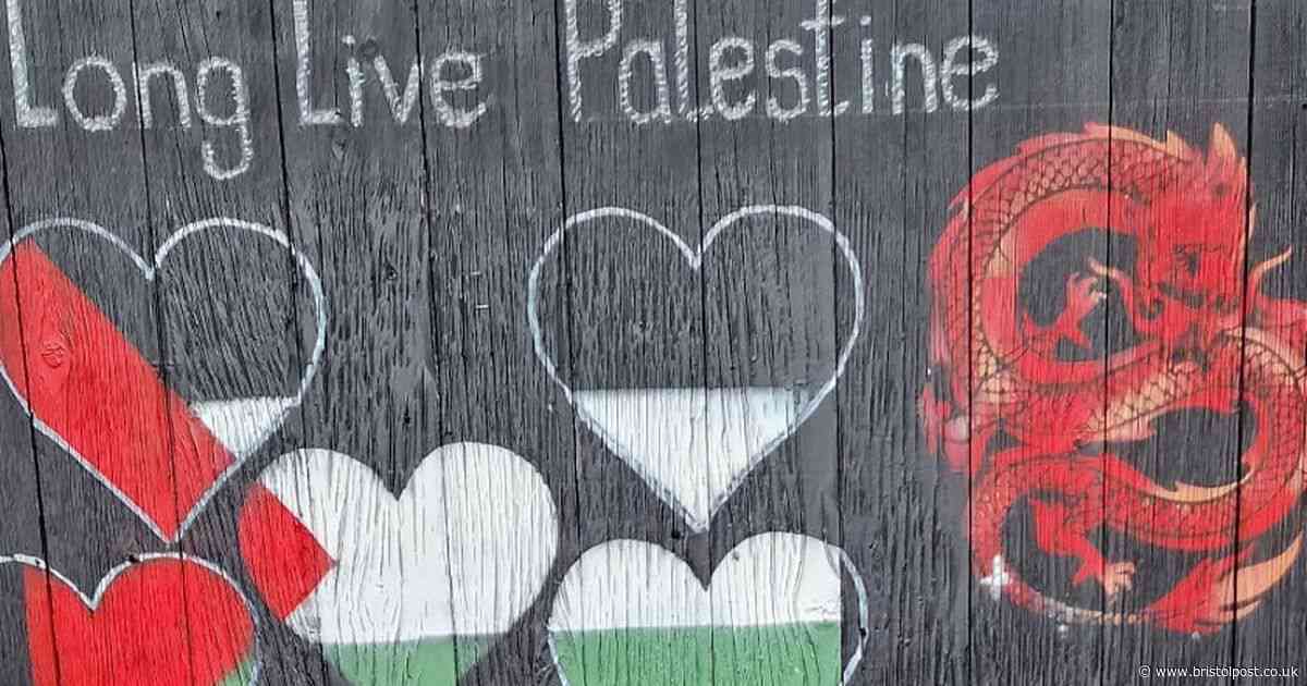 Pro-Palestine artwork removed by Bristol City Council after being ‘deemed offensive’