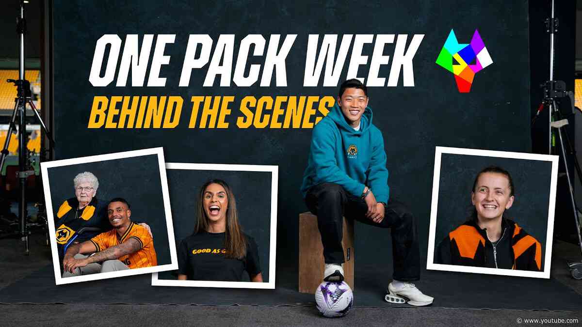 Mario meets Edna! | Behind the scenes of Wolves’ One Pack photograph