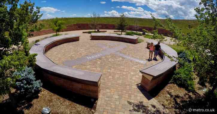 US may still bare scars of Columbine 25 later – but victims memorial is withering away