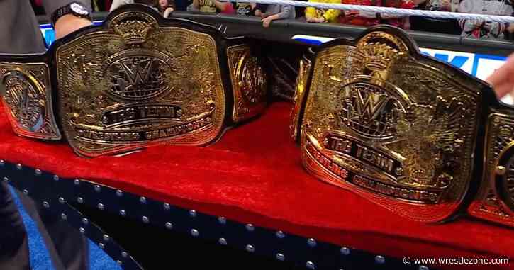 Triple H Unveils New WWE Tag Team Titles On 4/19 WWE SmackDown