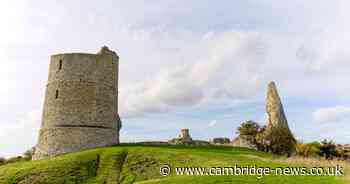 The ruined castle an easy drive from Cambridge used to keep out raiders from the sea