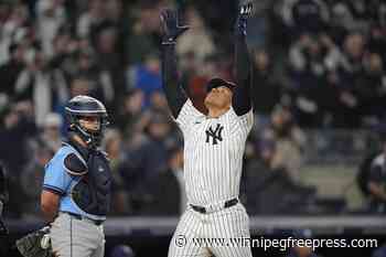 Juan Soto’s 3-run homer in 5-run 7th inning lifts Yankees over Rays 5-3