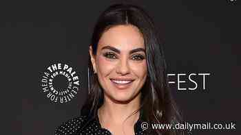Mila Kunis makes FIRST red carpet appearance since Danny Masterson controversy as she joins Family Guy co-stars Seth Green and Seth MacFarlane at show's 25th Anniversary Celebration at PaleyFest