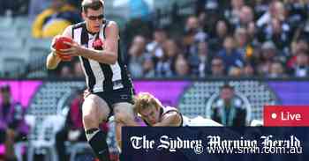 AFL round six live updates: Magpies flip script to take lead at half-time against Power