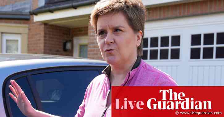 UK politics: Sturgeon says it is ‘incredibly difficult’ after husband charged – as it happened