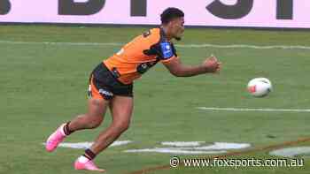Massive blunder ruins Wests Tigers’ dream start as debutant Paul Alamoti seals Panthers victory
