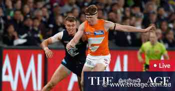 AFL live updates: Blues and Giants in early arm wrestle at Marvel; Pies flip the script in massive MCG turnaround