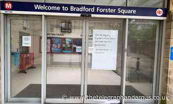 Bradford Forster Square train station entrance closed