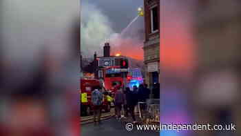 Dozens of firefighters battle blaze as historic London pub suffers ‘significant damage’