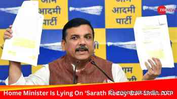 `Home Minister Is Lying...`: AAP`s Sanjay Singh Claims BJP Received Rs 50 Crore Electoral Bond From Liquor Scam ‘Kingpin’ Sarath Reddy