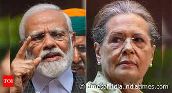 'No courage to ...': PM Modi's Rajya Sabha dig at Sonia Gandhi