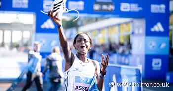 London Marathon 2024: Tigist Assefa puts win ahead of time in deepest women's race ever