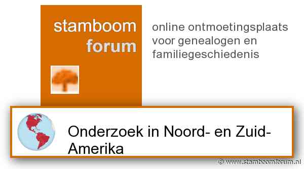 voorouders Henry Cruser geb New Brunswick 20-4-1807, overl Montrose 11-4-1894 [Onderzoek in Noord- en Zuid-Amerika]