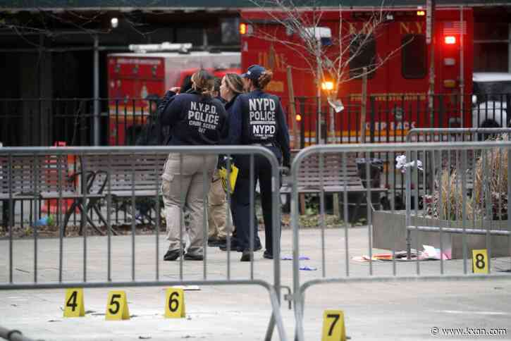 Man who set himself on fire outside Trump trial courthouse has died, police say