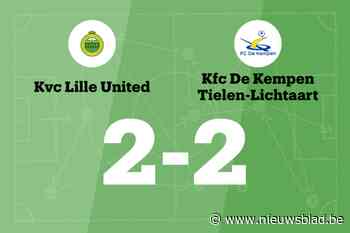 KFC De Kempen speelt gelijk in uitwedstrijd tegen Lille United B