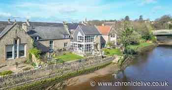 Coastal village school house conversion with fishing rights and private River Coquet views