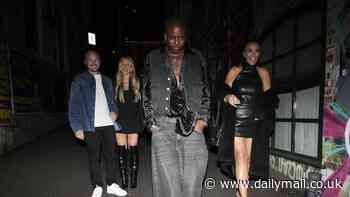 TOWIE star Vas J Morgan parties with Booby Tape owners Bianca and Bridgett Roccisano in Melbourne