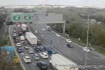 M25/Dartford Crossing traffic updates following crash: Live